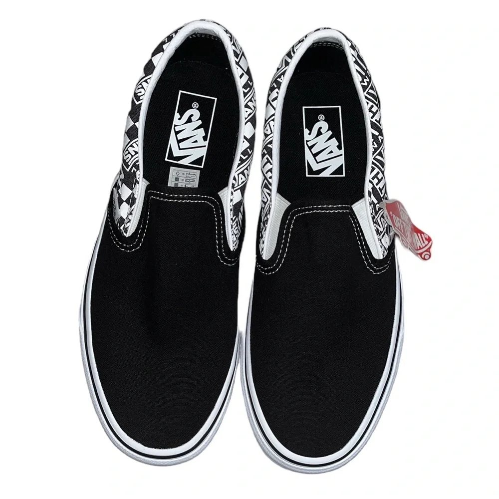 Unisex Vans Off The Wall Classic Slip On Black/Asphalt M6.5/W8 - Picture 2 of 5